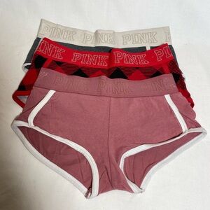 Victoria’s Secret PINK Low Rise Boy Shorts - 3 pairs - women XS NWOT